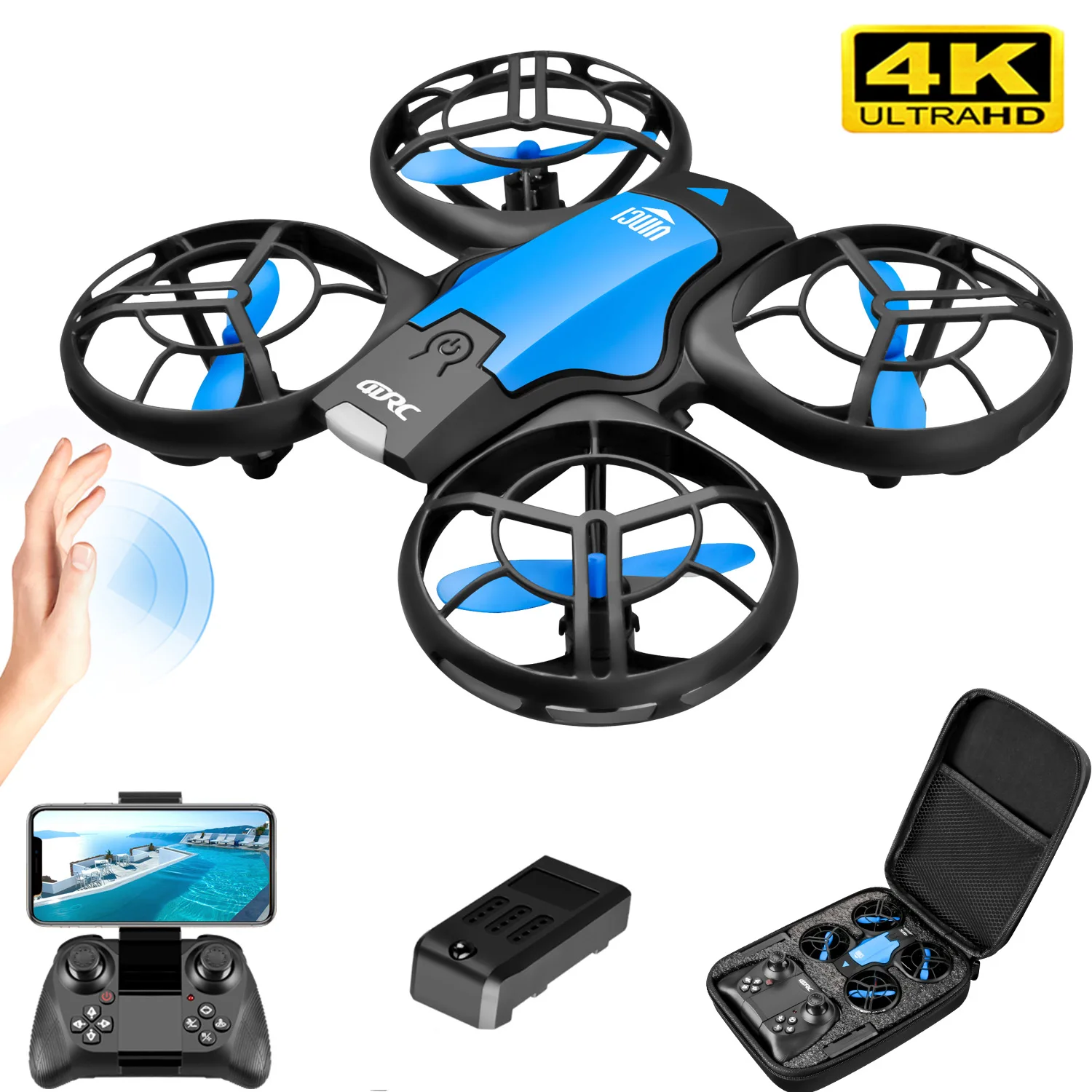 Drone Racing Motor - V8 Nieuwe Mini Drone 4K Professionele