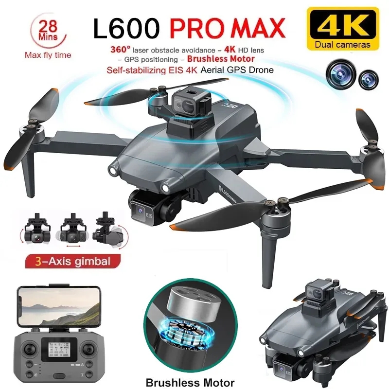 Drone Racing Camera - L600 PRO MAX GPS Drone Professionele