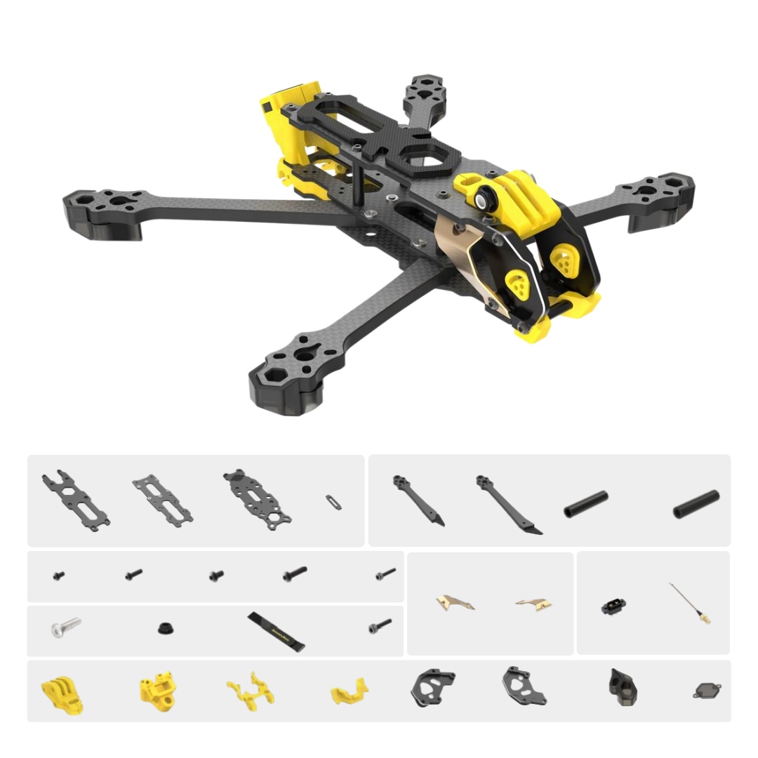 Mario 5 Frame Kit DC / XH-vers - Drone Racing Frame recensie en prijs