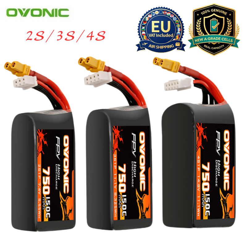 HOT OVONIC 150C 750mAh 7.4V/11 - Drone Racing Battery recensie en prijs