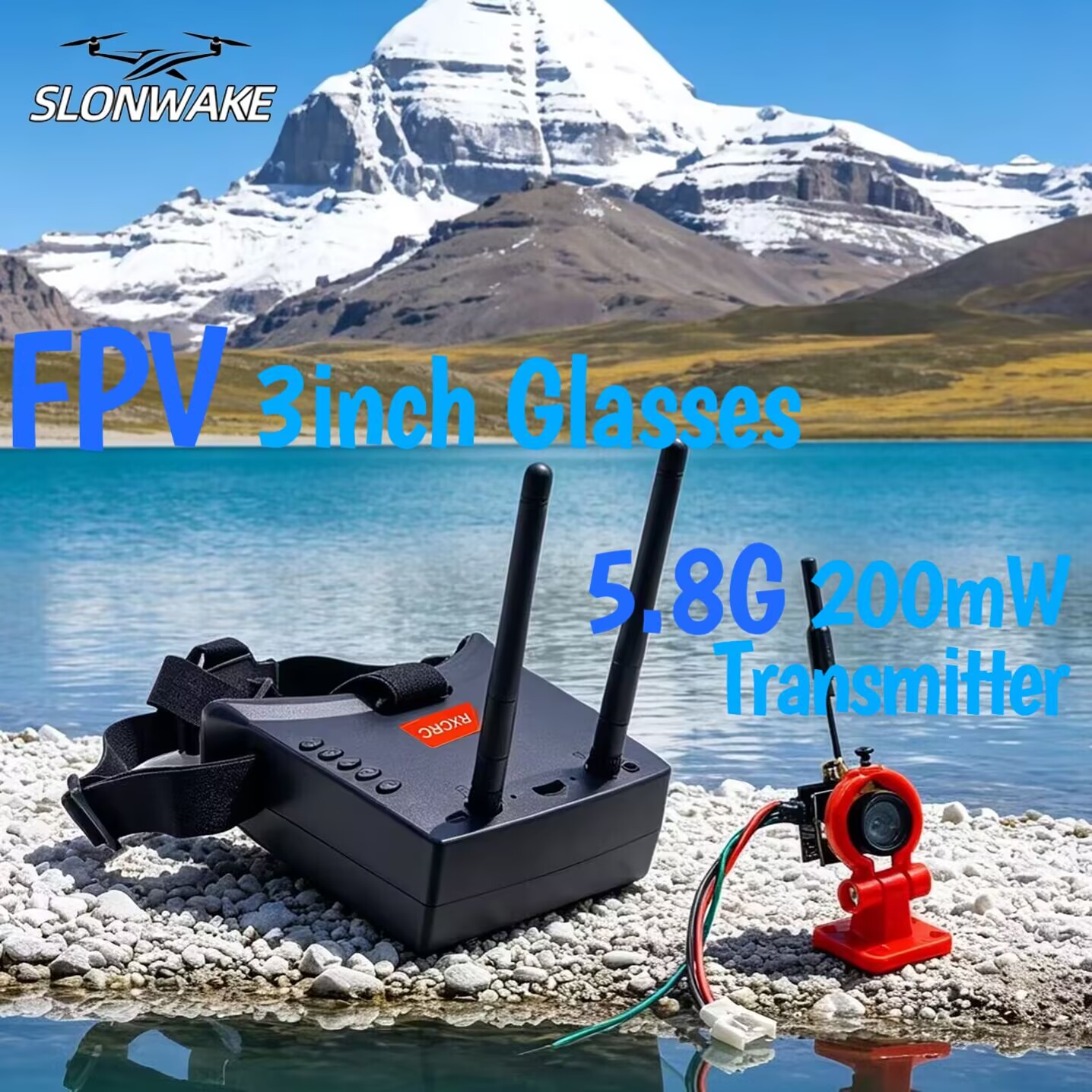 SLONWAKE 5.8G analoge VTX-tran - Drone Racing Frame recensie en prijs