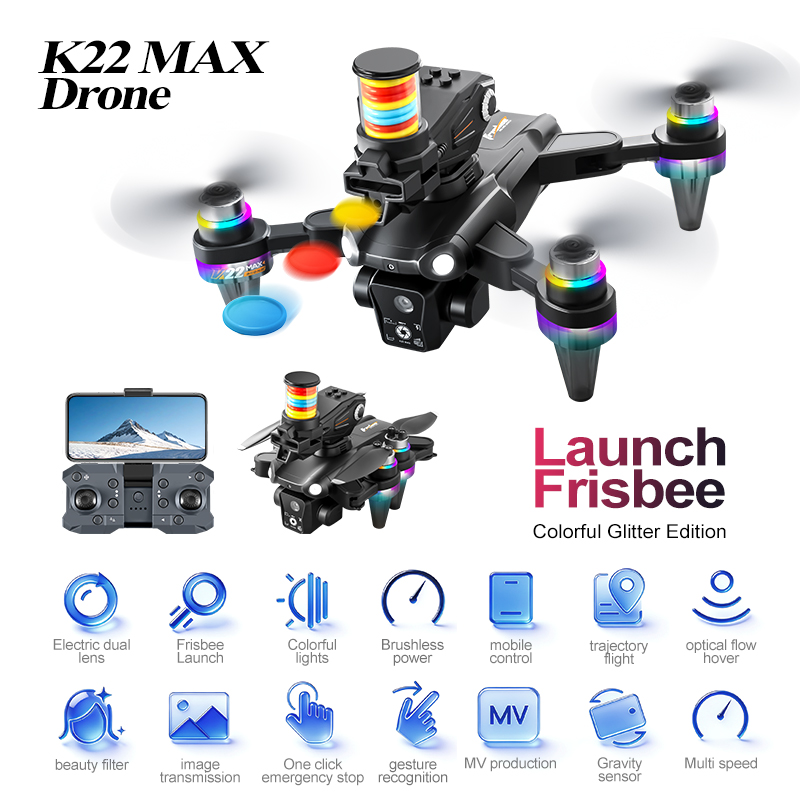 JCMO K22 MAX Frisbee Launch Dr - Drone Racing Camera recensie en prijs